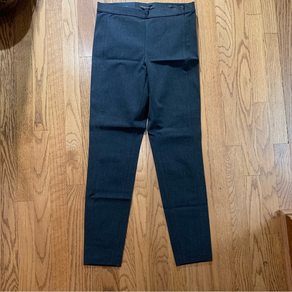 Banana Republic Devon High-Rise Bi-Stretch Ankle Pant Charcoal Gray Size 4 NWT